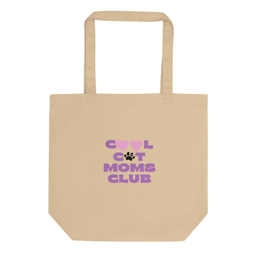 "Cool Cat Moms Club" Eco Tote Bag