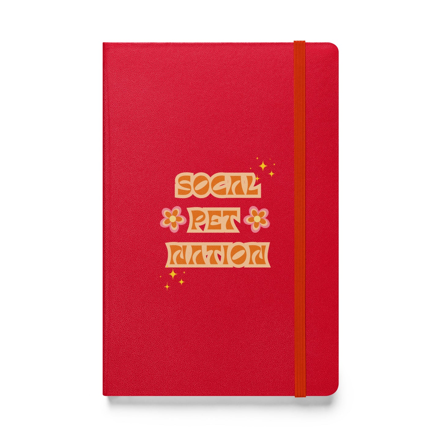 "Hippie SoCal Pet Nation" Hardcover bound notebook