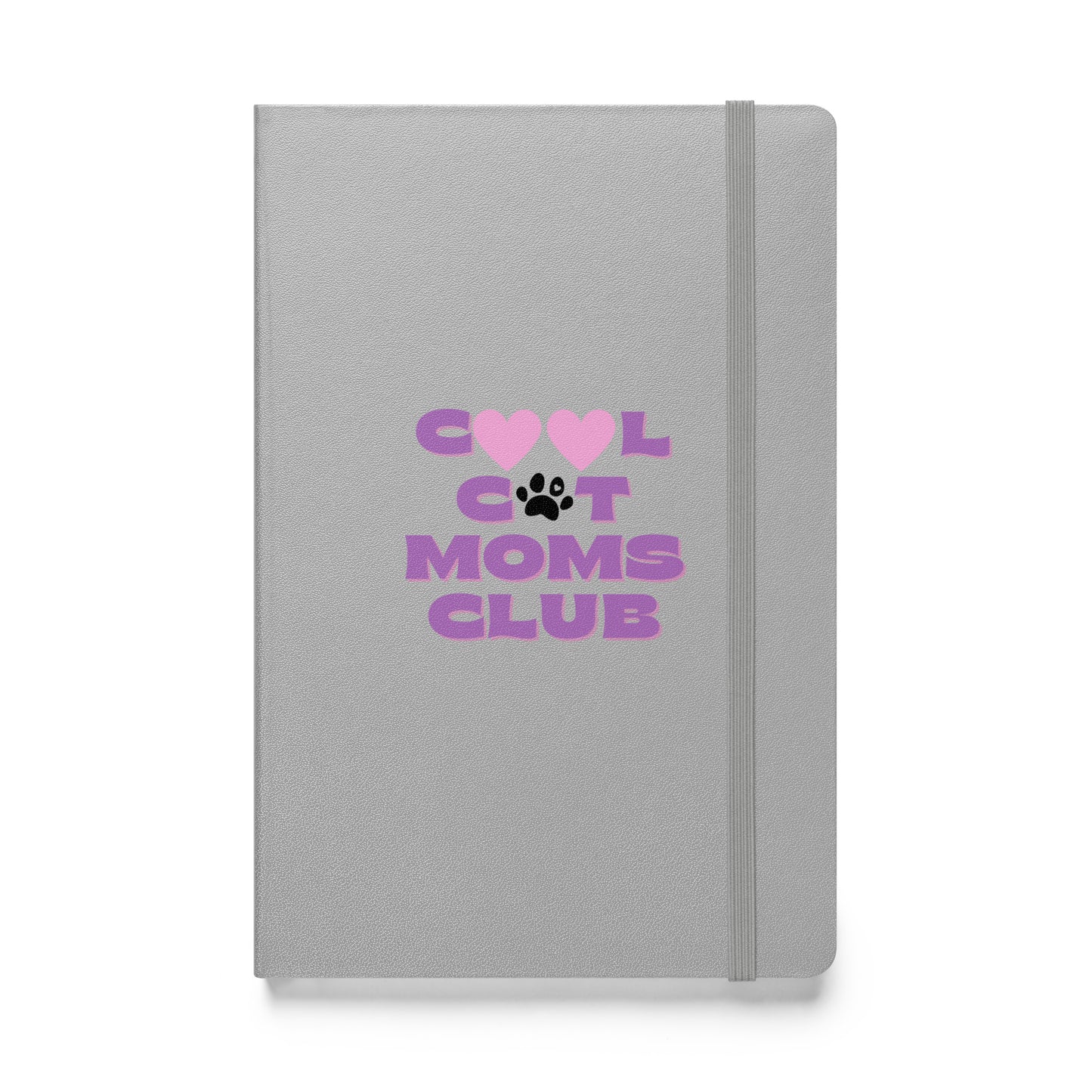 "Cool Cat Moms Club" Hardcover bound notebook