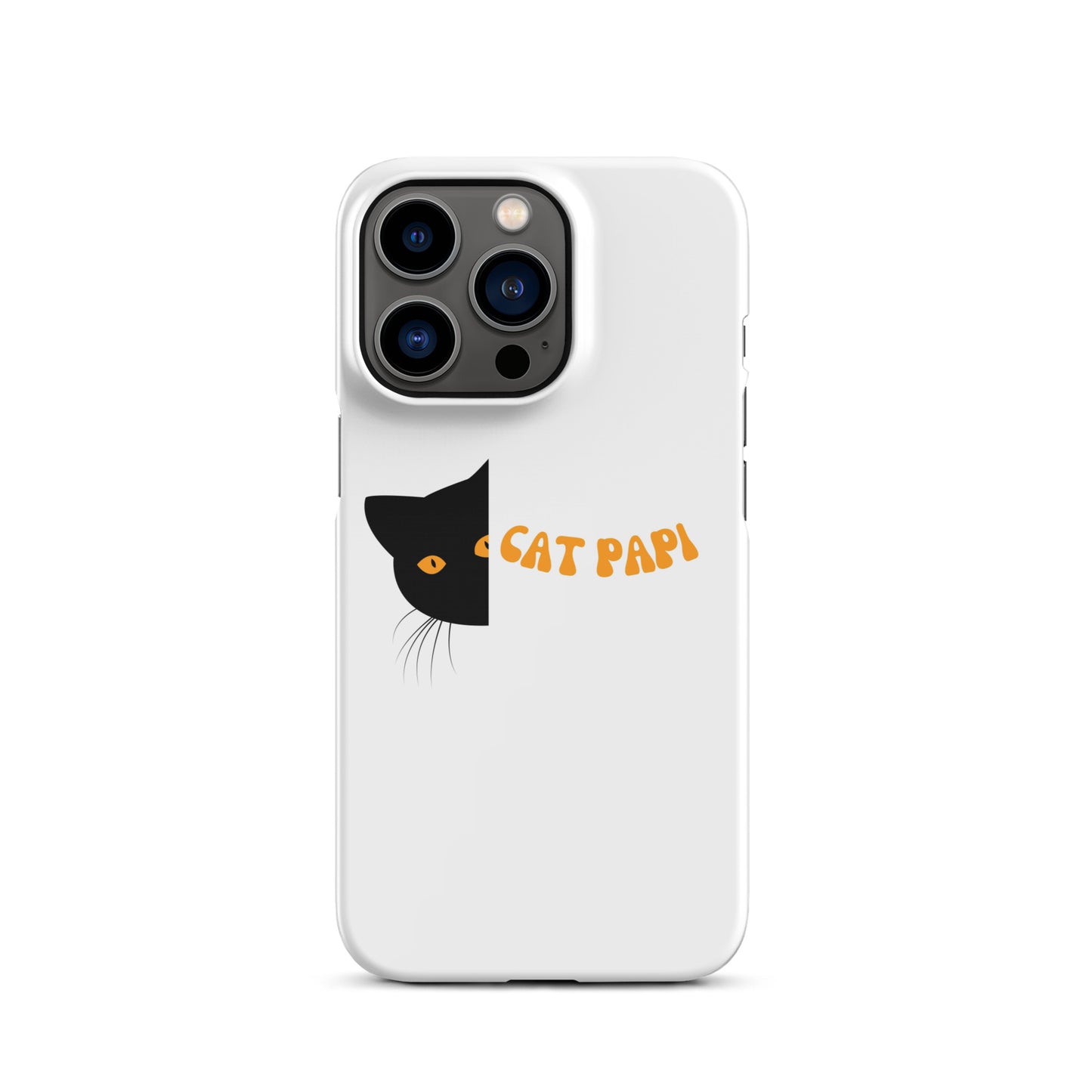 "Black Cat Papi" iPhone Case