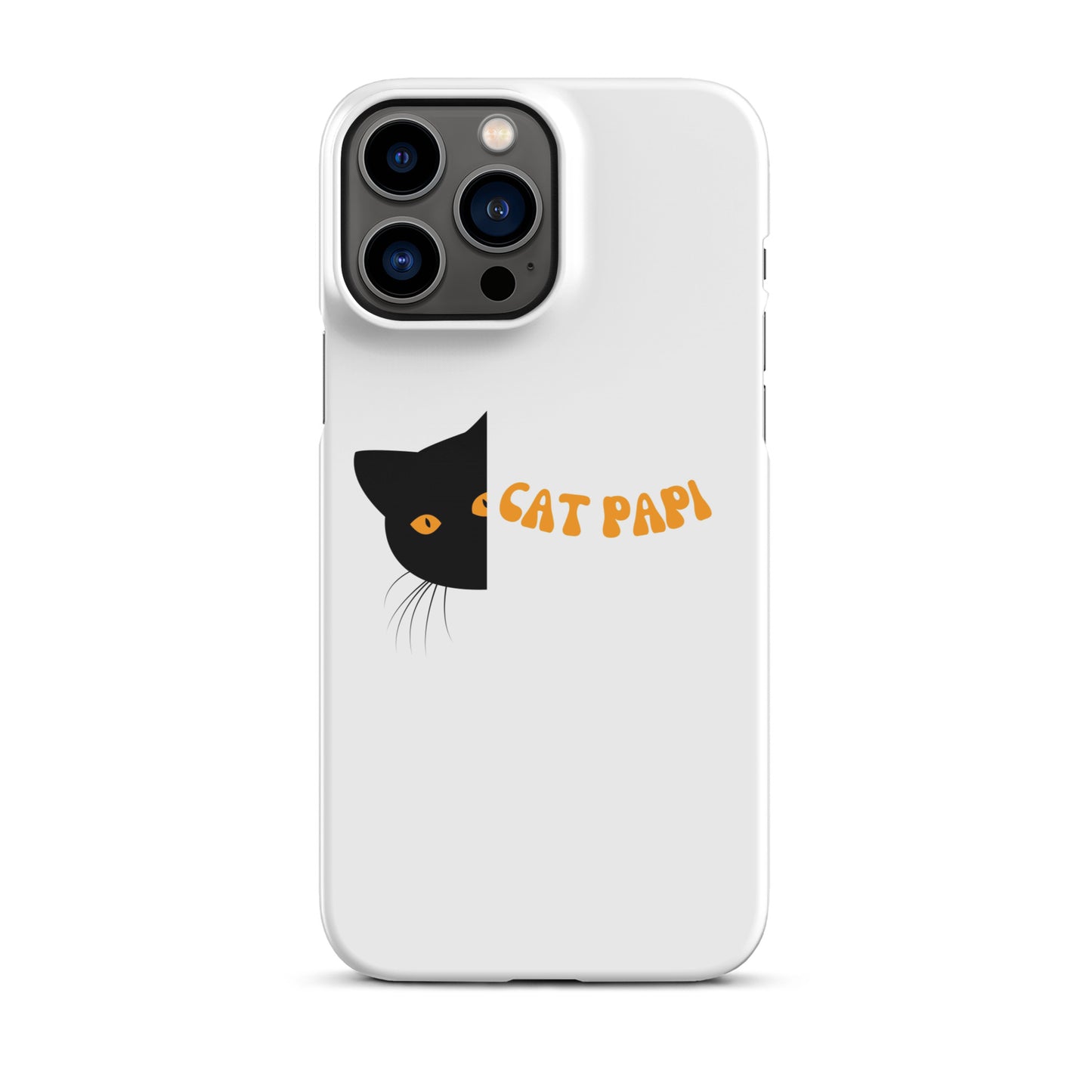 "Black Cat Papi" iPhone Case