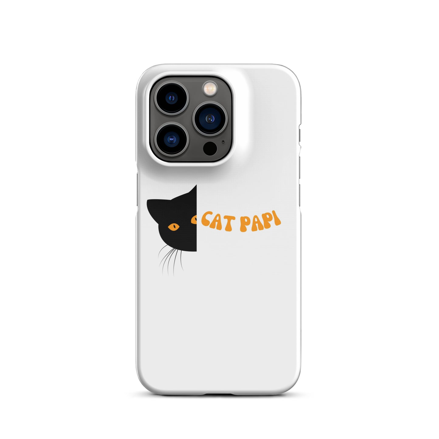 "Black Cat Papi" iPhone Case