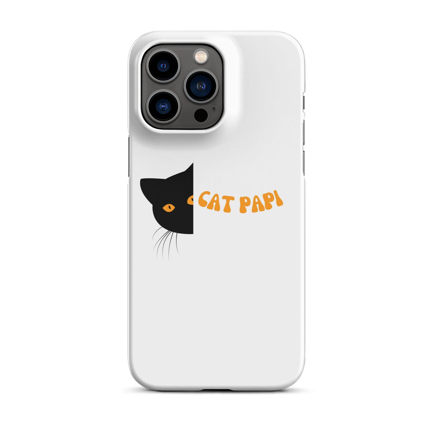 "Black Cat Papi" iPhone Case