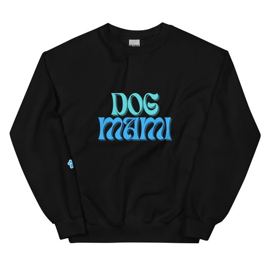 "Dog Mami" Blue Sweatshirt