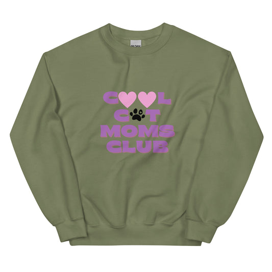 "Cool Cat Moms Club" Sweatshirt