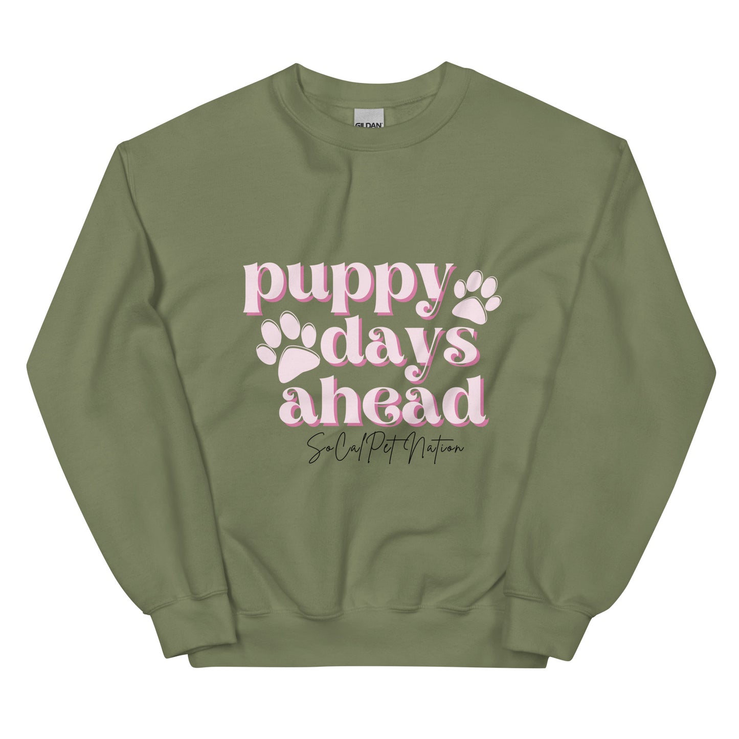 “Puppy Days Ahead” Crewneck