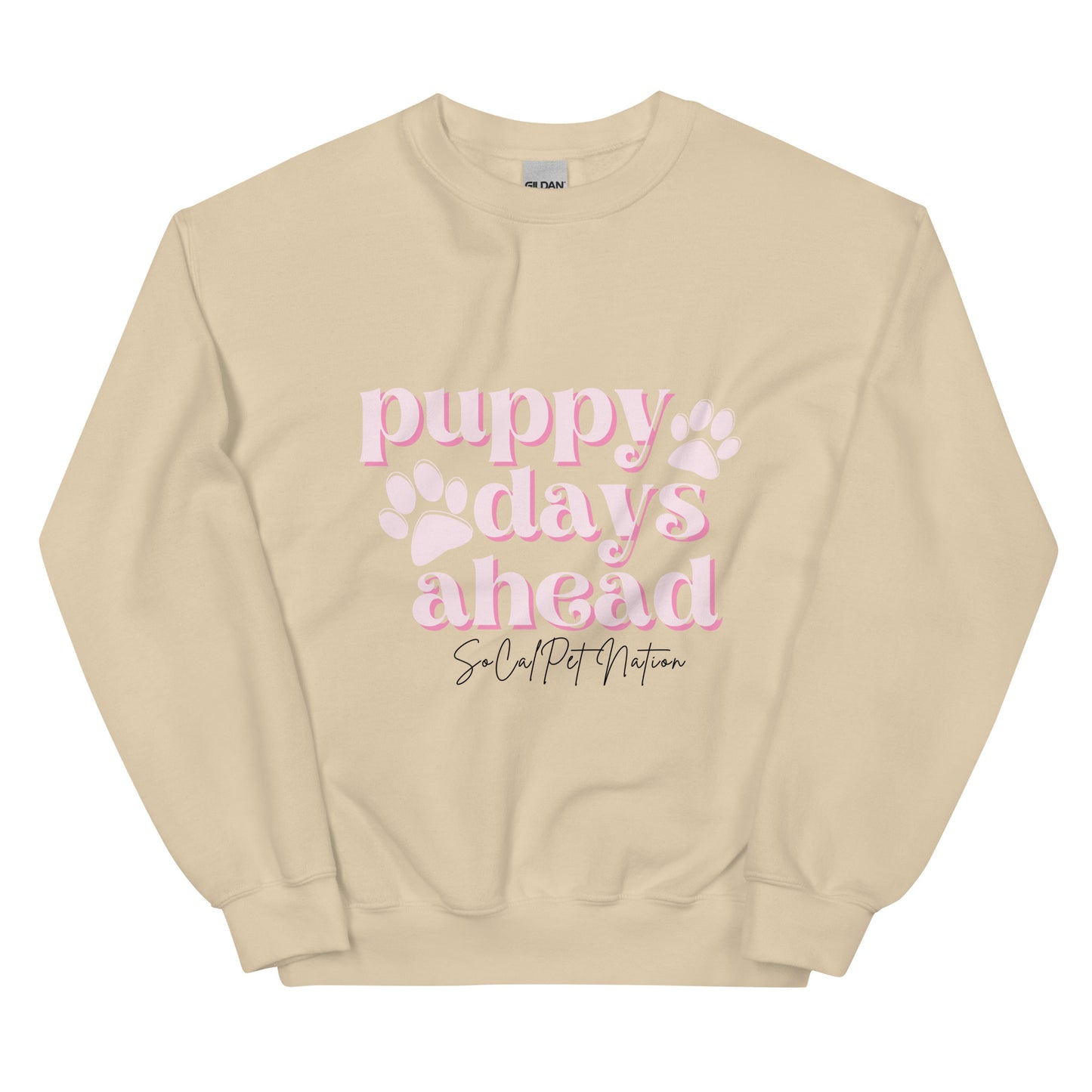 “Puppy Days Ahead” Crewneck