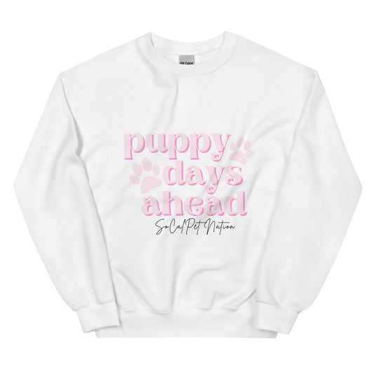 “Puppy Days Ahead” Crewneck