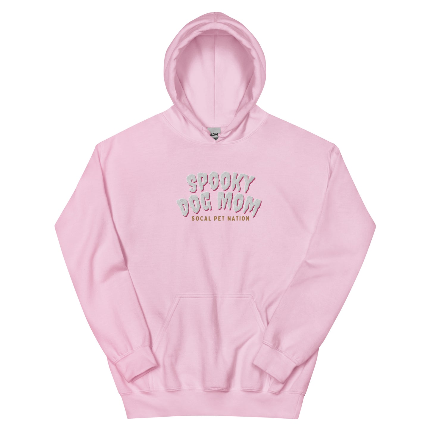 “Spooky Dog Mom” Embroidered Hoodie