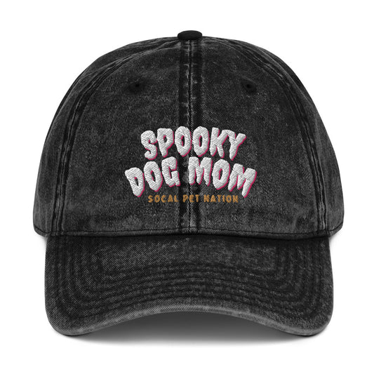 “Spooky Dog Mom” Vintage Cap