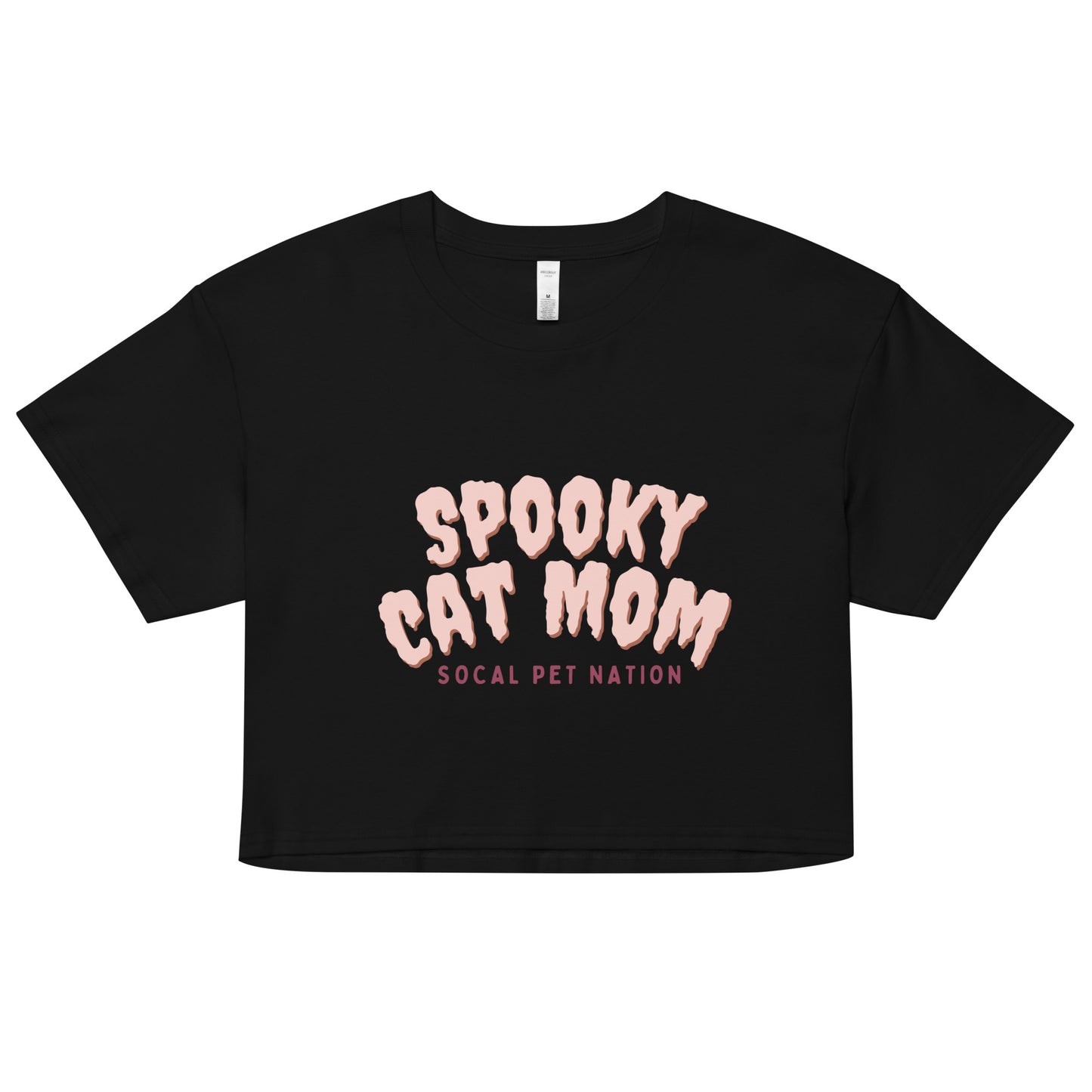 “Spooky Cat Mom” Crop Top