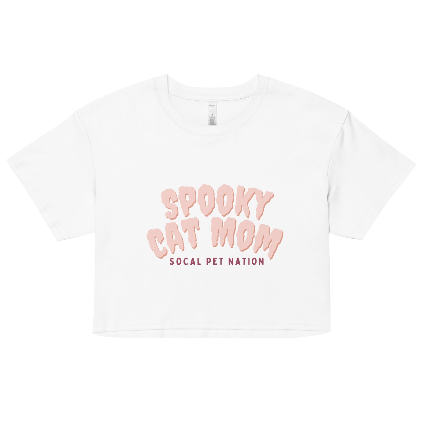 “Spooky Cat Mom” Crop Top