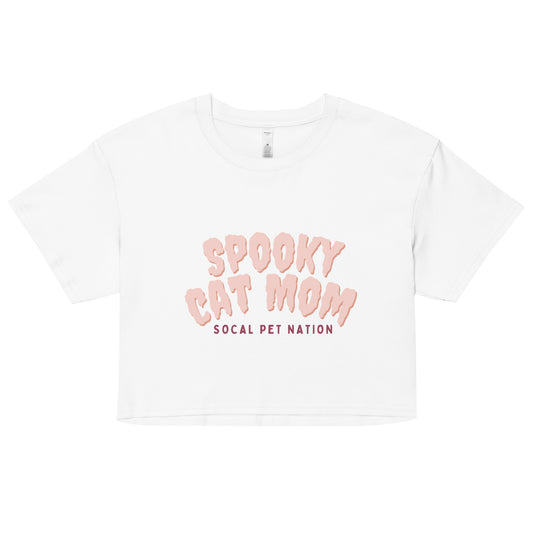 “Spooky Cat Mom” Crop Top