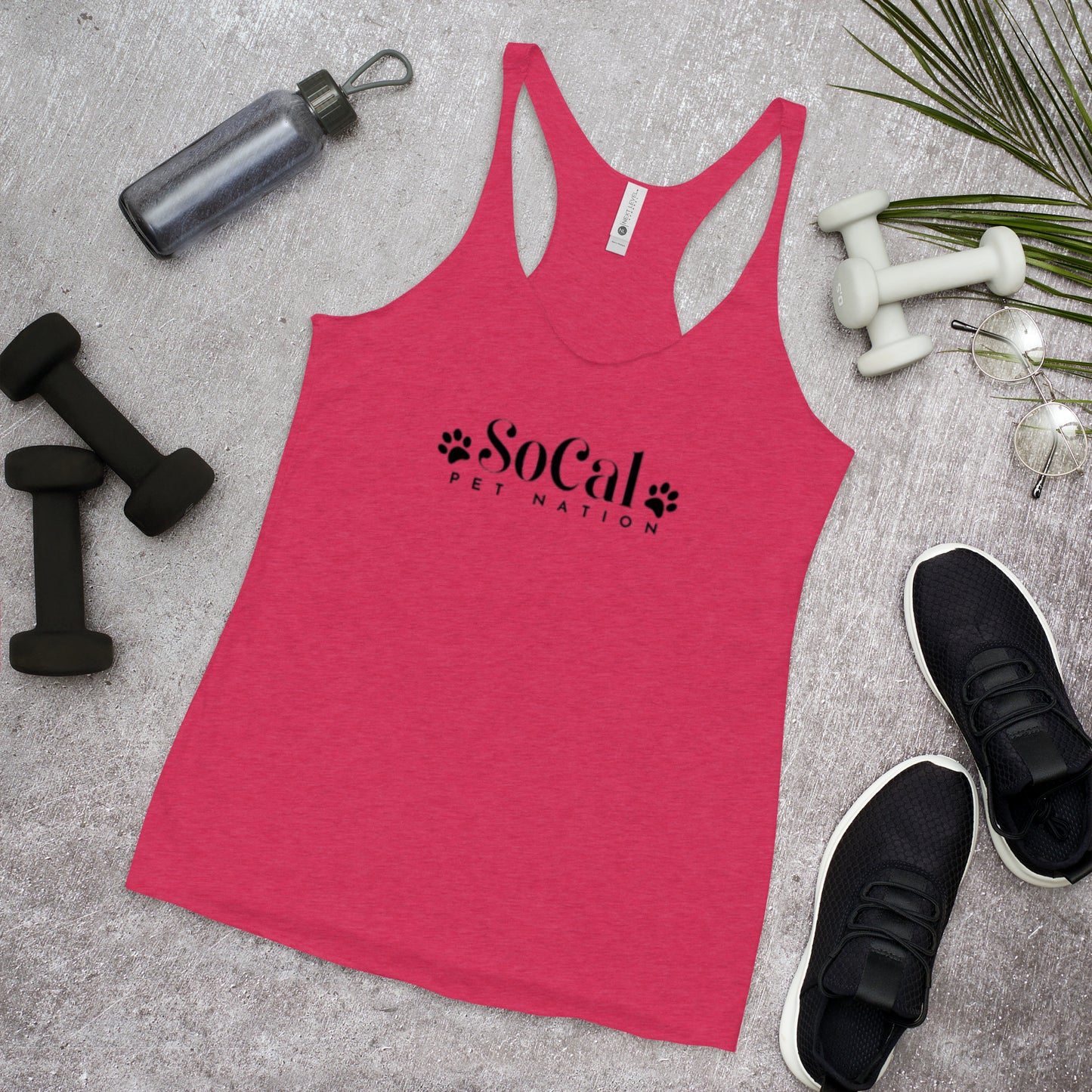 "SoCal Pet Nation" Womens Racerback Tank